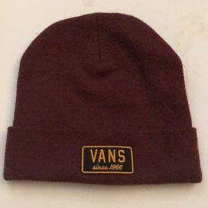 Brand new VANS Maroon Beanie